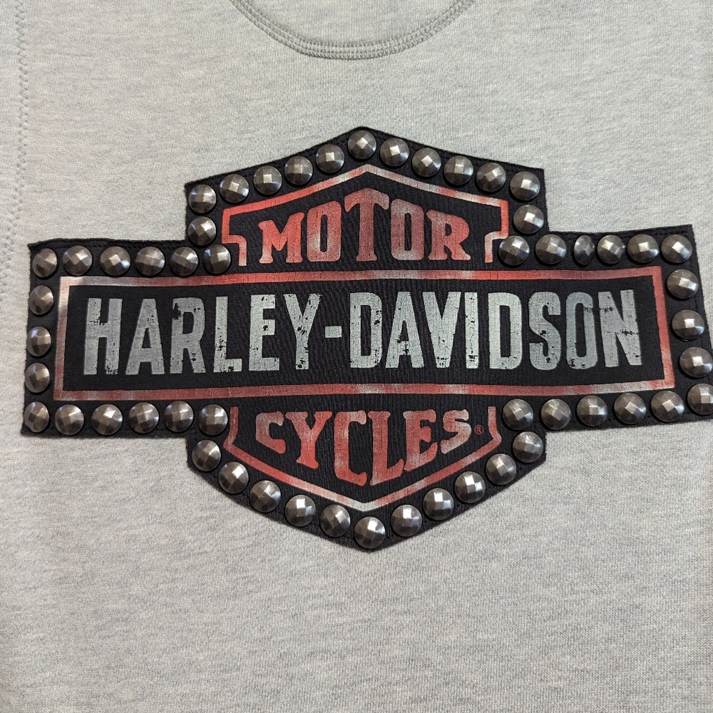 Harley-Davidson Gray Studded Women's Jacket
